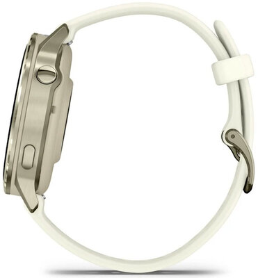 Garmin Venu 4 41mm Lunar Gold / Bone, Silicone Band
