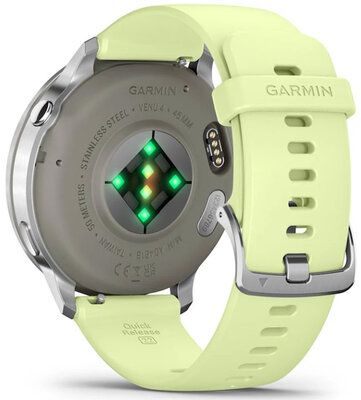 Garmin Venu 4 45mm Silver / Citron, Silicone band
