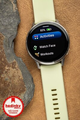 Garmin Venu 4 45mm Silver / Citron, Silicone band