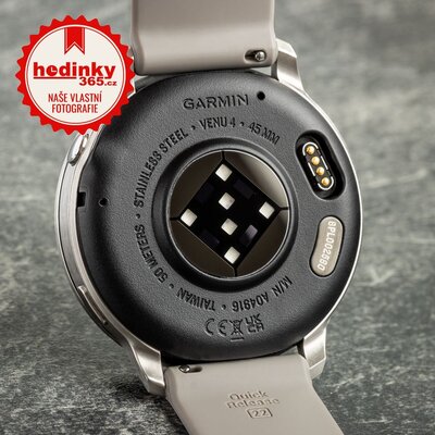 Garmin Venu 4 45mm Silver / Silver Gray, Silicone Band
