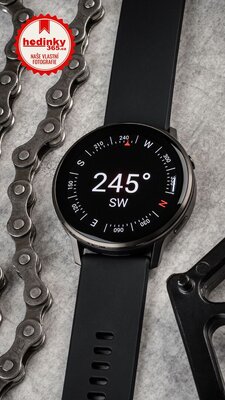 Garmin Venu 4 45mm Slate / Black Silicone Band