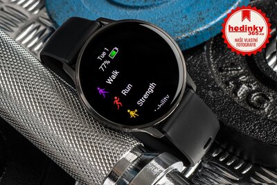 Garmin Venu 4 45mm Slate / Black Silicone Band