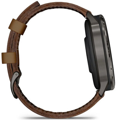 Garmin Venu 4 45mm Slate / Brown, Leather Band (+ náhradní řemínek) (rozbalené)