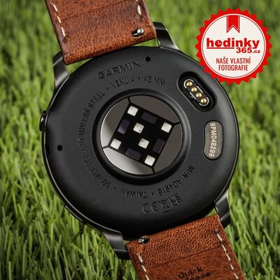 Garmin Venu 4 45mm Slate / Brown, Leather Band (+ náhradní řemínek) (rozbalené)