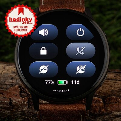 Garmin Venu 4 45mm Slate / Brown, Leather Band (+ náhradní řemínek) (rozbalené)