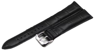 Kožený řemínek Ricardo Pescara, černý, délka XL