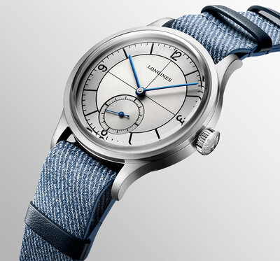 Longines Heritage Classic Automatic L2.828.4.73.0 Sector Dial (+ náhradní řemínek)