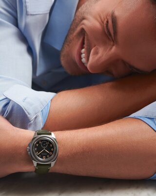 Longines Heritage Pilot Majetek Automatic Chronometr L2.838.4.53.2