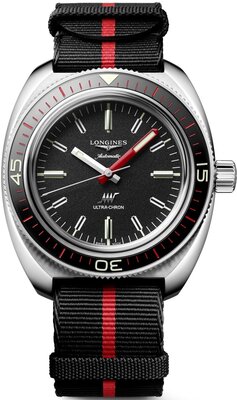 Longines Heritage Ultra-Chron Automatic Chronometr L2.836.4.52.9 Diver Box Edition (+ náhradní řemínek)