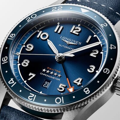 Longines Spirit Zulu Time Automatic GMT Chronometr L3.812.4.93.2