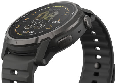 Coros Apex 4 46mm Black / Silicone band