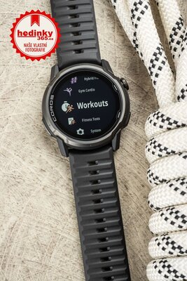 Coros Apex 4 46mm Black / Silicone band (rozbalené)
