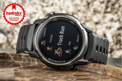 Coros Apex 4 46mm Black / Silicone band (rozbalené)