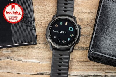 Coros Apex 4 46mm Black / Silicone band (rozbalené)