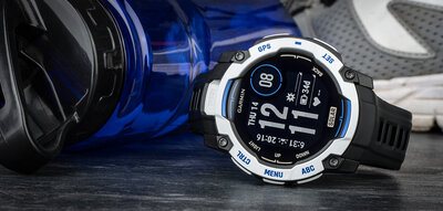 Garmin Instinct 3 SOLAR 50mm, Black/Bolt Blue