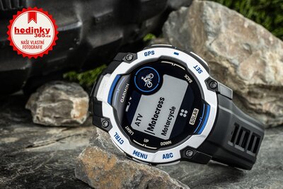 Garmin Instinct 3 SOLAR 50mm, Black/Bolt Blue