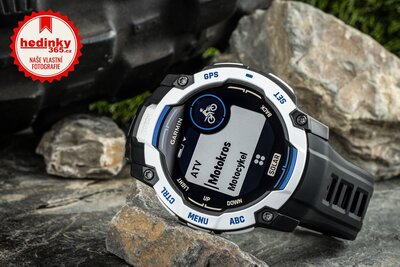 Garmin Instinct 3 SOLAR 50mm, Black/Bolt Blue