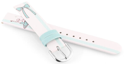 Koženkový řemínek JVD RJ7236.3 14mm, béžový, dětský