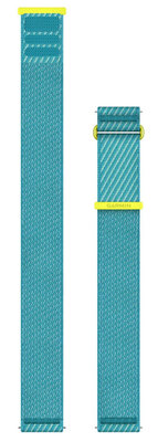 Nylonový řemínek Garmin 22mm, Amp Yellow/Turquoise, Quick Release, 010-14400-07