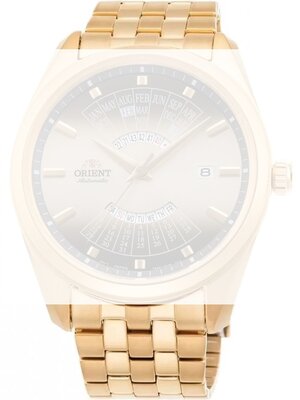 Ocelový náramek Orient UM00R221G0 22mm (pro model RA-BA00), zlatý