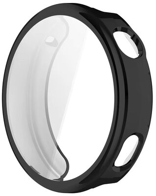 Ochranný kryt (pro Huawei Watch GT 6/7, 41mm), plastový, černý + sklíčko