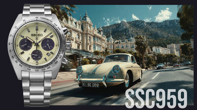 Seiko Prospex Speedtimer Solar Chronograph SSC959P1 European Exclusive Limited Edition 2700pcs (+ náhradní řemínek)