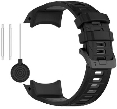 Silikonový řemínek Ricardo Folgarida 22mm (pro Garmin Instinct 3 45mm), Black
