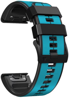 Silikonový řemínek Ricardo 26mm (pro Garmin Fenix 8/7X/6X (51mm), Tactix aj.), modrý, QuickFit