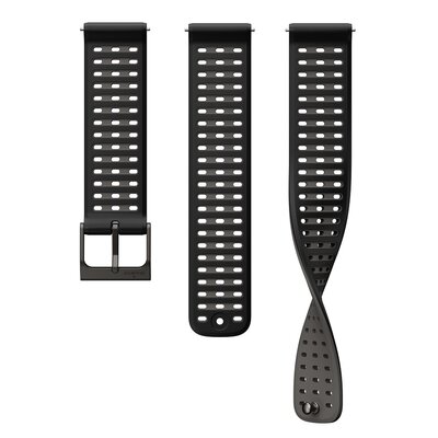 Silikonový řemínek Suunto 22mm (pro Vertical 2), černý, velikost S+M