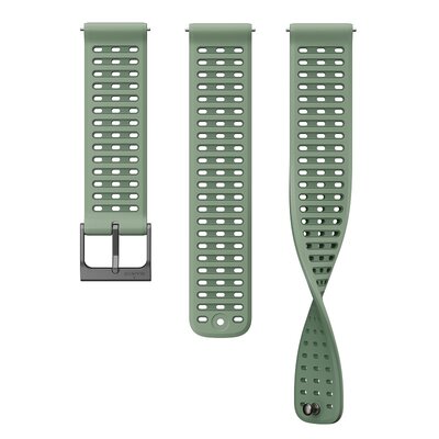 Silikonový řemínek Suunto 22mm (pro Vertical 2), zelený V2, velikost S+M