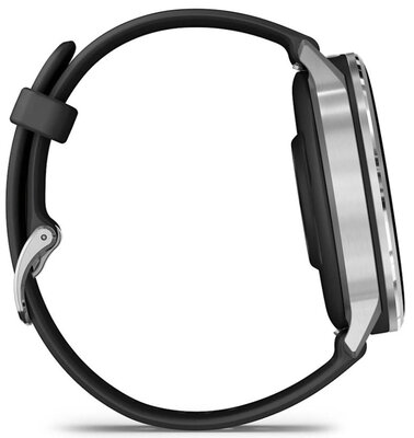 Garmin D2 Air X15, Silver/Black Silicone band