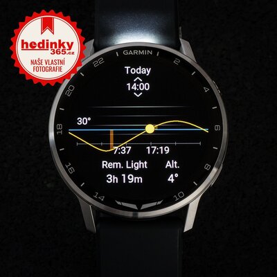 Garmin D2 Air X15, Silver/Black Silicone band