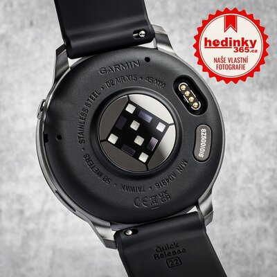 Garmin D2 Air X15, Slate/Black Silicone Band