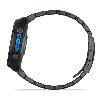 Garmin D2 Mach 2 51mm (Premium), Carbon Gray DLC Titanium with Vented Titanium Bracelet (+ náhradní řemínek)
