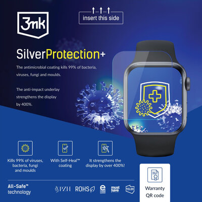 Ochranná fólie 3mk SilverProtection+ na hodinky
