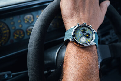 Union Glashütte Belisar Chronograph D009.427.17.042.09 Speedster Limited Edition 388pcs (+ náhradní řemínek)