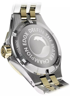 Edox Diver Date Lady Quartz 53100-357jm-nad