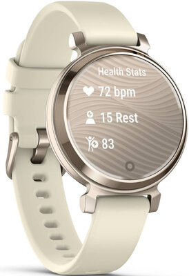 Garmin Lily 2 Cream Gold / Coconut Silicone Band