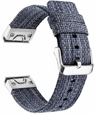 Nylonový řemínek Ricardo 26mm (pro Garmin Fenix 8/7X/6X (51mm), Tactix aj.), modrý, QuickFit