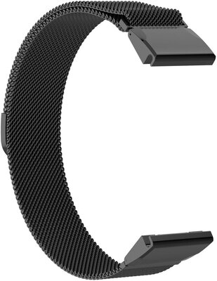 Ocelový náramek Ricardo Anfo 22mm, Black, QuickFit