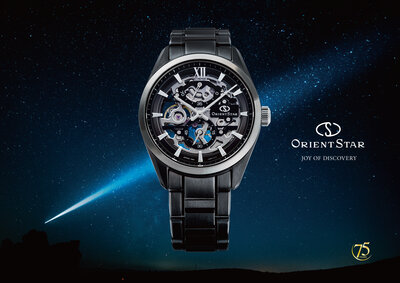 Orient Star Contemporary M34 F8 Full Skeleton Mechanical RE-AZ0105N00B 75th Anniversary Limited Edition 430pcs (+ náhradní řemínek)