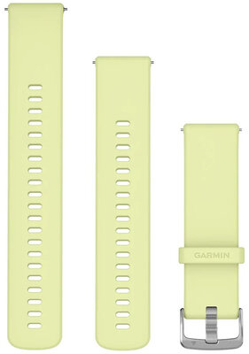 Silikonový řemínek Garmin 22mm, Citron, Quick Release, + prodloužená část, 010-13406-11