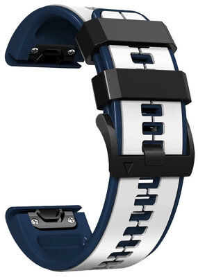 Silikonový řemínek Ricardo 26mm (pro Garmin Fenix 8/7X/6X (51mm), Tactix aj.), bílý, QuickFit