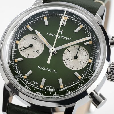 Hamilton American Classic Intra-Matic Mechanical Chronograph H38429861 (+náhradní řemínek)