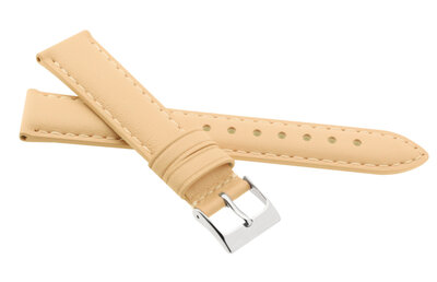 Kožený řemínek JVD R41342 14mm, béžový