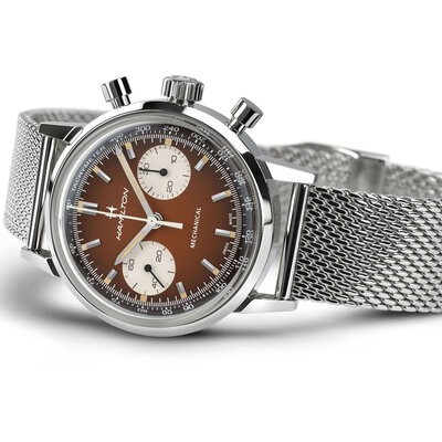 Hamilton American Classic Intra-Matic Mechanical Chronograph H38429591 (+ náhradní náramek)