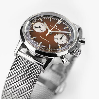 Hamilton American Classic Intra-Matic Mechanical Chronograph H38429591 (+ náhradní náramek)