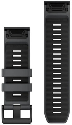 Silikonový řemínek Garmin 26mm, Slate grey, QuickFit, 010-13393-11