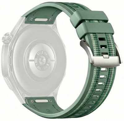 Silikonový řemínek Ricardo Roccaraso 22mm (pro Huawei Watch GT 6, 46mm), Green, QuickFit