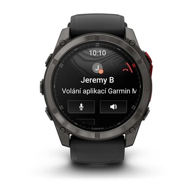 Garmin Fenix 8 Pro MicroLED 51mm, Sapphire Carbon Gray DLC Titanium Black
